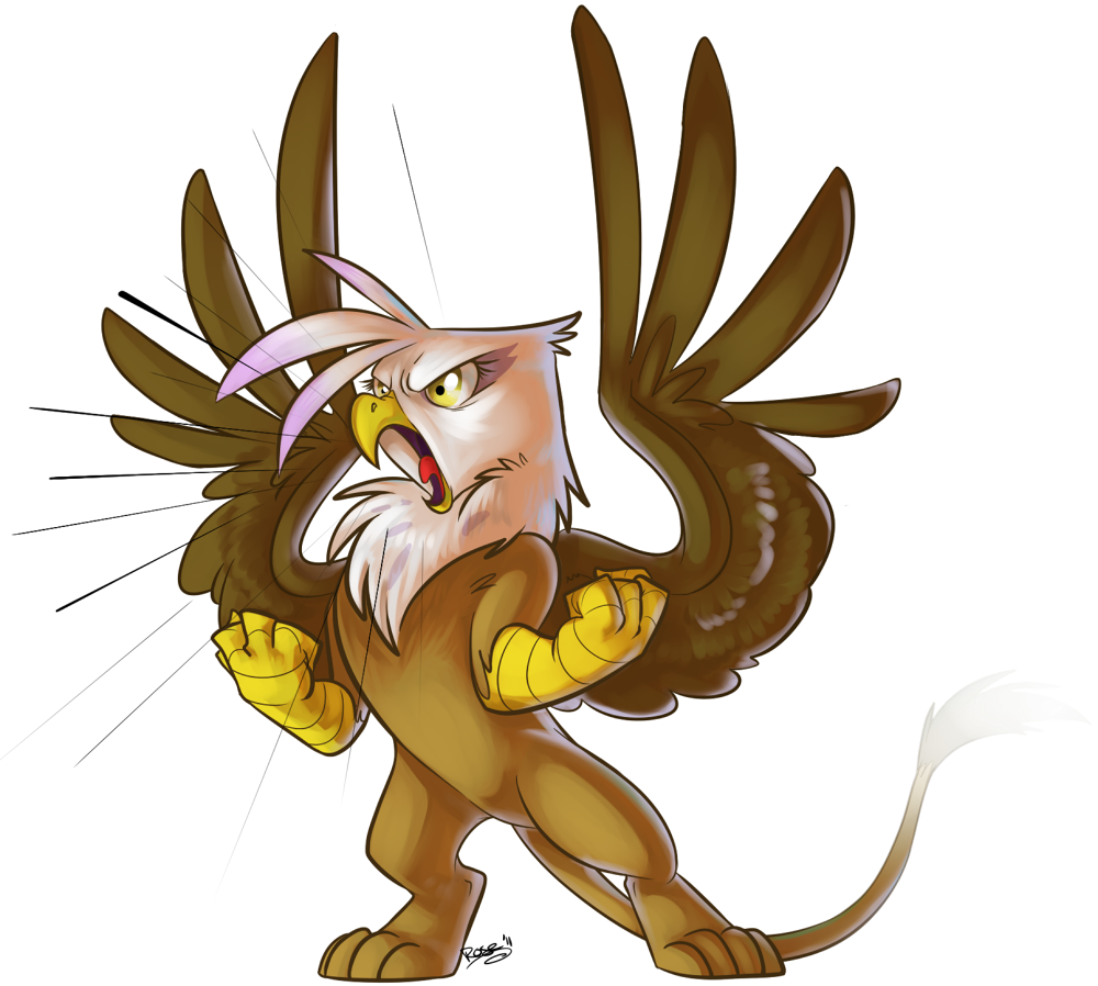 Php27, Bipedal, Gilda, Griffon, Majestic, Rage, Safe, (1000x898), Png Download
