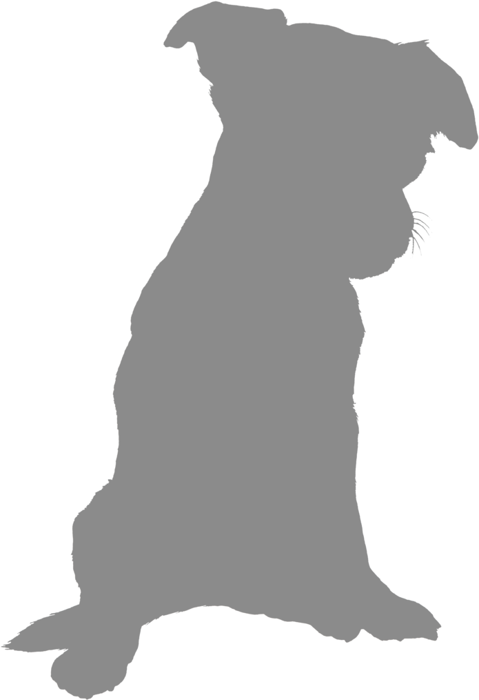 Dog Outline (1000x1270), Png Download