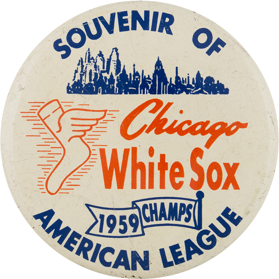 White Sox American League Chicago Button Museum (1000x1000), Png Download