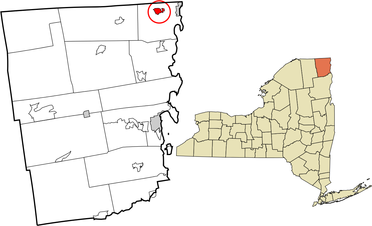 Clinton County New York Incorporated And Unincorporated (1280x788), Png Download