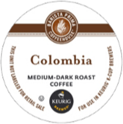 Barista Prima Coffeehouseâ® Dark Colombia Coffee For (850x850), Png Download