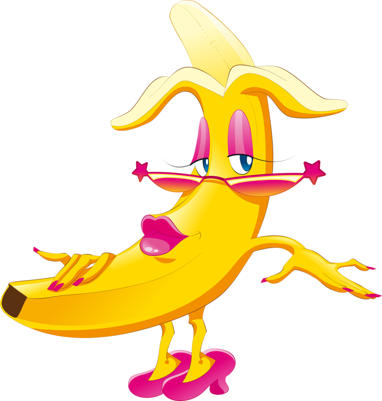 Banane Emoji Clipart Food Clipart Smileys Fruit Art (762x800), Png Download