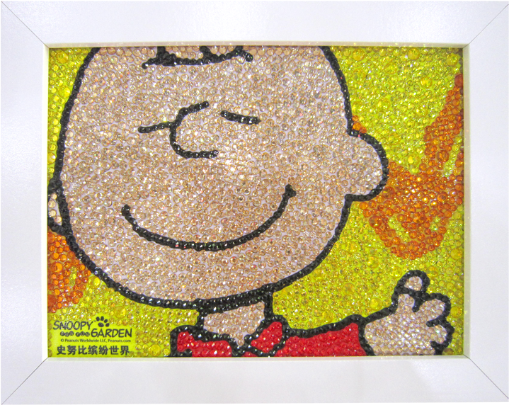 Charlie Brown 5d Diamond Painting Daliang Snoopy Park (800x800), Png Download
