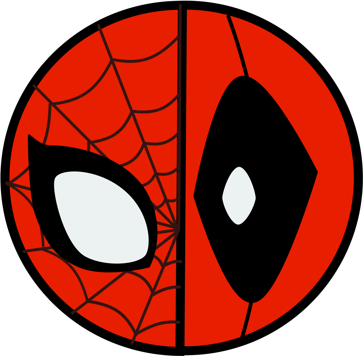 Spideypool Icons And Phone Wallpaper Patterns I Threw (1280x1280), Png Download