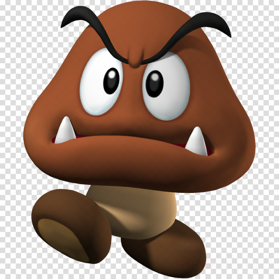 Mario Goomba Clipart Mario Bros (900x900), Png Download