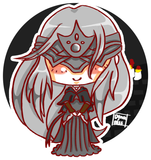Chibi Firekeeper Dark Souls (600x600), Png Download