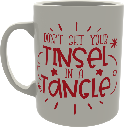 Don't Get Your Tinsel In A Tangle (600x760), Png Download