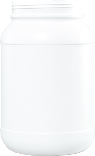 1 Gallon White Hdpe Plastic Wide Mouth Container, 120mm (1000x1000), Png Download