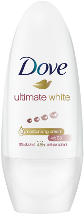 Dove Ultimate White Original Antiperspirant Roll-on - Dove Bath Silk Glow (460x460), Png Download