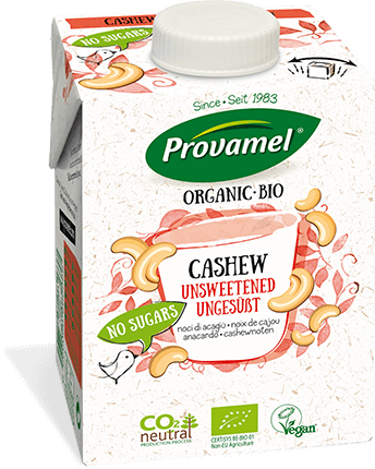 Cashew Unsweetened Drink - Provamel Organic Soya Milk Sweetened (344x430), Png Download