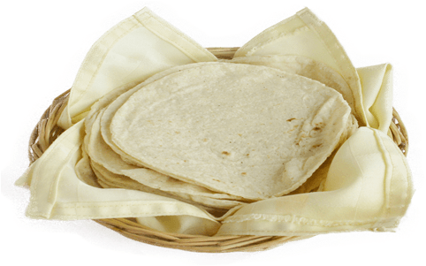 Main Tortilla Picture - Recipe For Unleavened Bread (500x300), Png Download