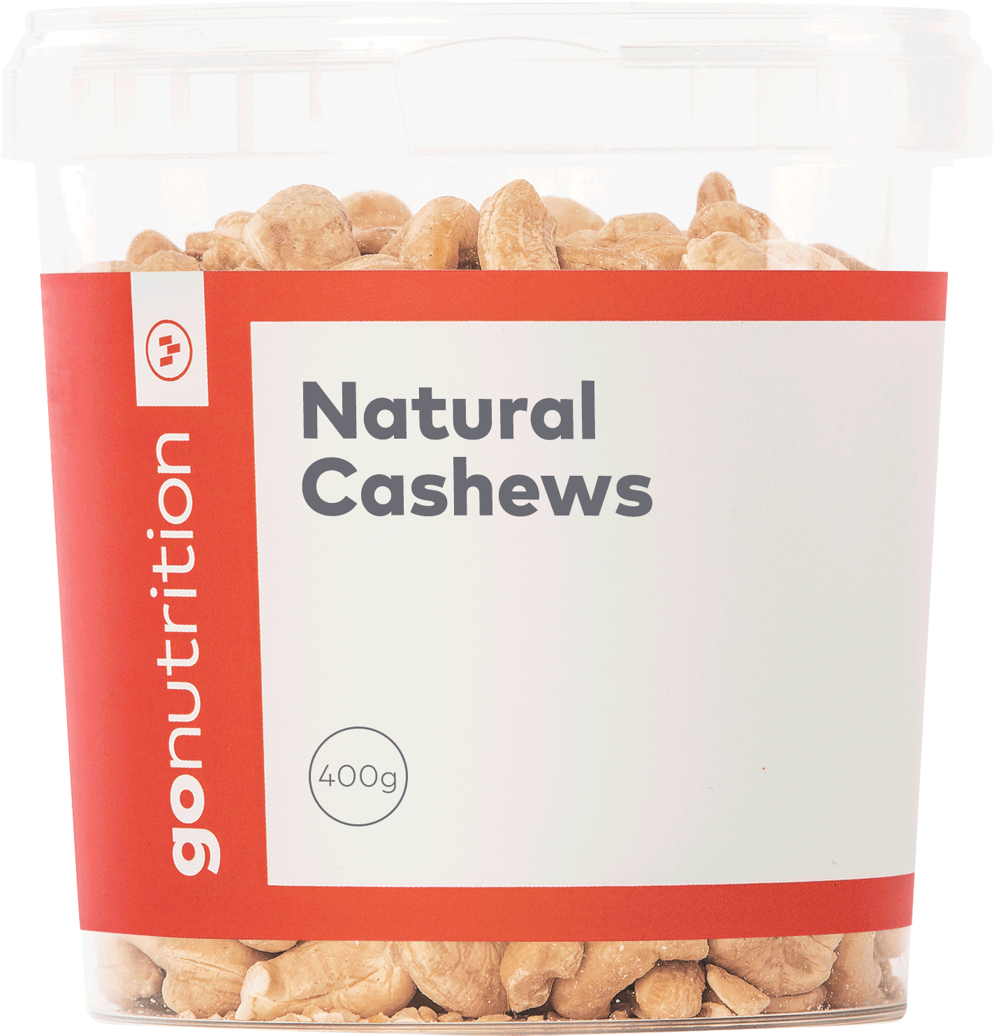 Natural Cashew Nuts - Gonutrition Natural Almonds 400g - Fruits (2000x2000), Png Download