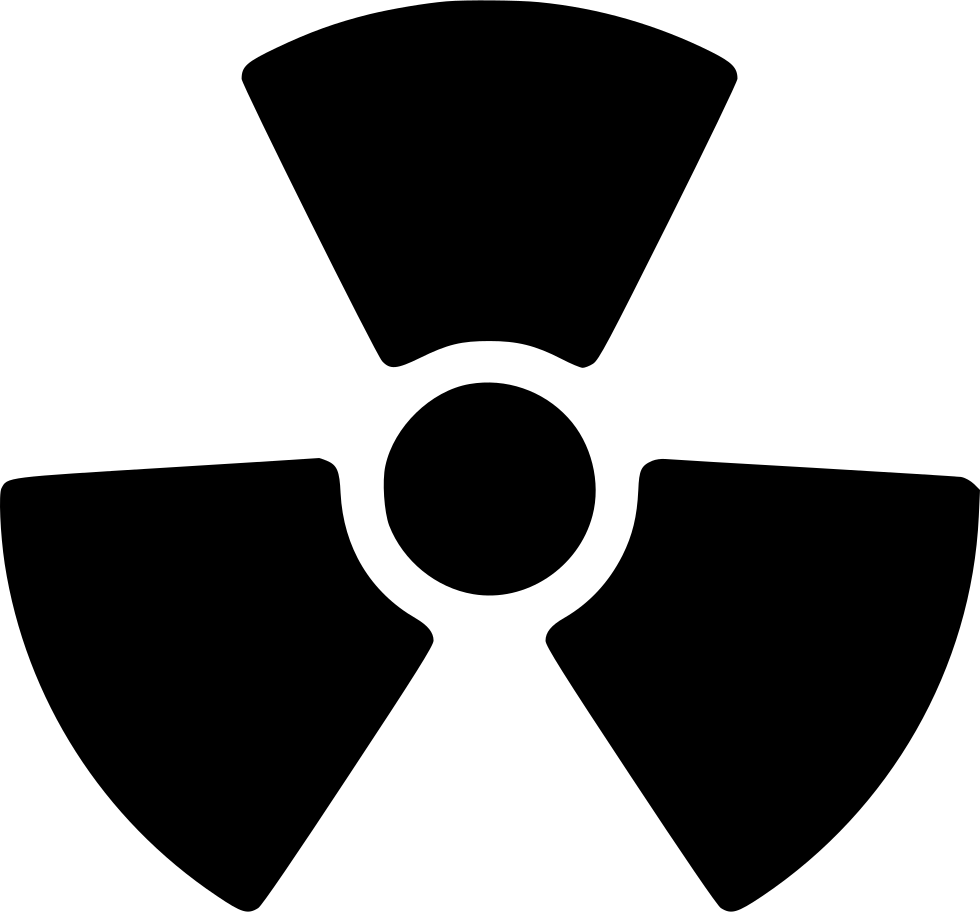 Radiation Png - Radiation Black And White (980x912), Png Download