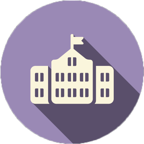 Schoolhouse Icon No Background - Icon (609x609), Png Download