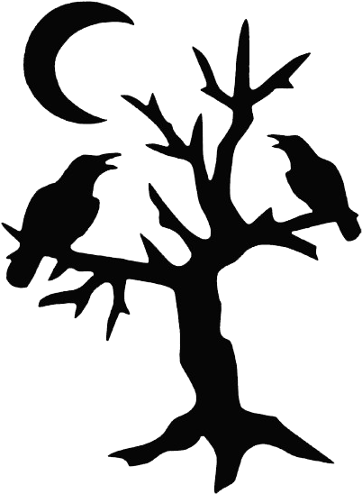 Flying Crow - Halloween Designs Png (600x600), Png Download