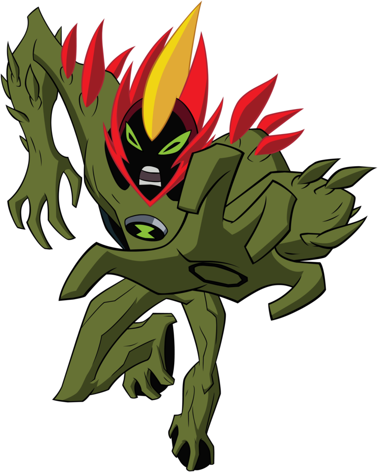 22 Dec - Ben 10 Aliens Swampfire (816x1024), Png Download