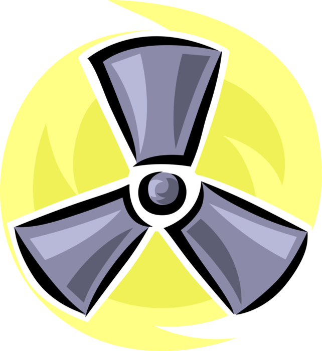 Vector Illustration Of Nuclear Fallout Radioactive - Radiation (642x700), Png Download