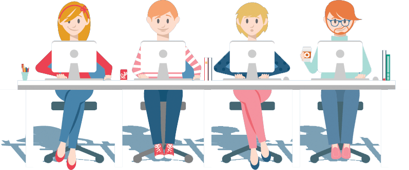 Row Separator - Atendimento Ao Cliente Online (797x333), Png Download