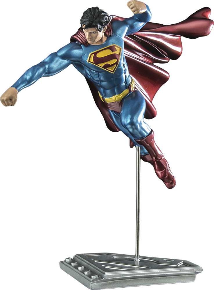 Superman The Man Of Steel Statue By Shane Davis - Dc Collectibles Superman The Man Of Steel (737x1000), Png Download
