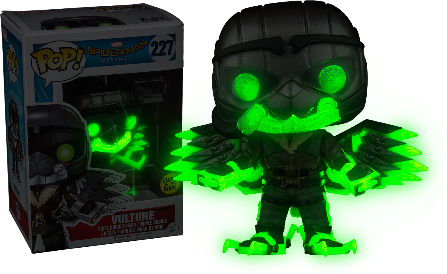 Vulture Glow Funko Pop Vinyl - Glow In The Dark Vulture Pop (1500x915), Png Download