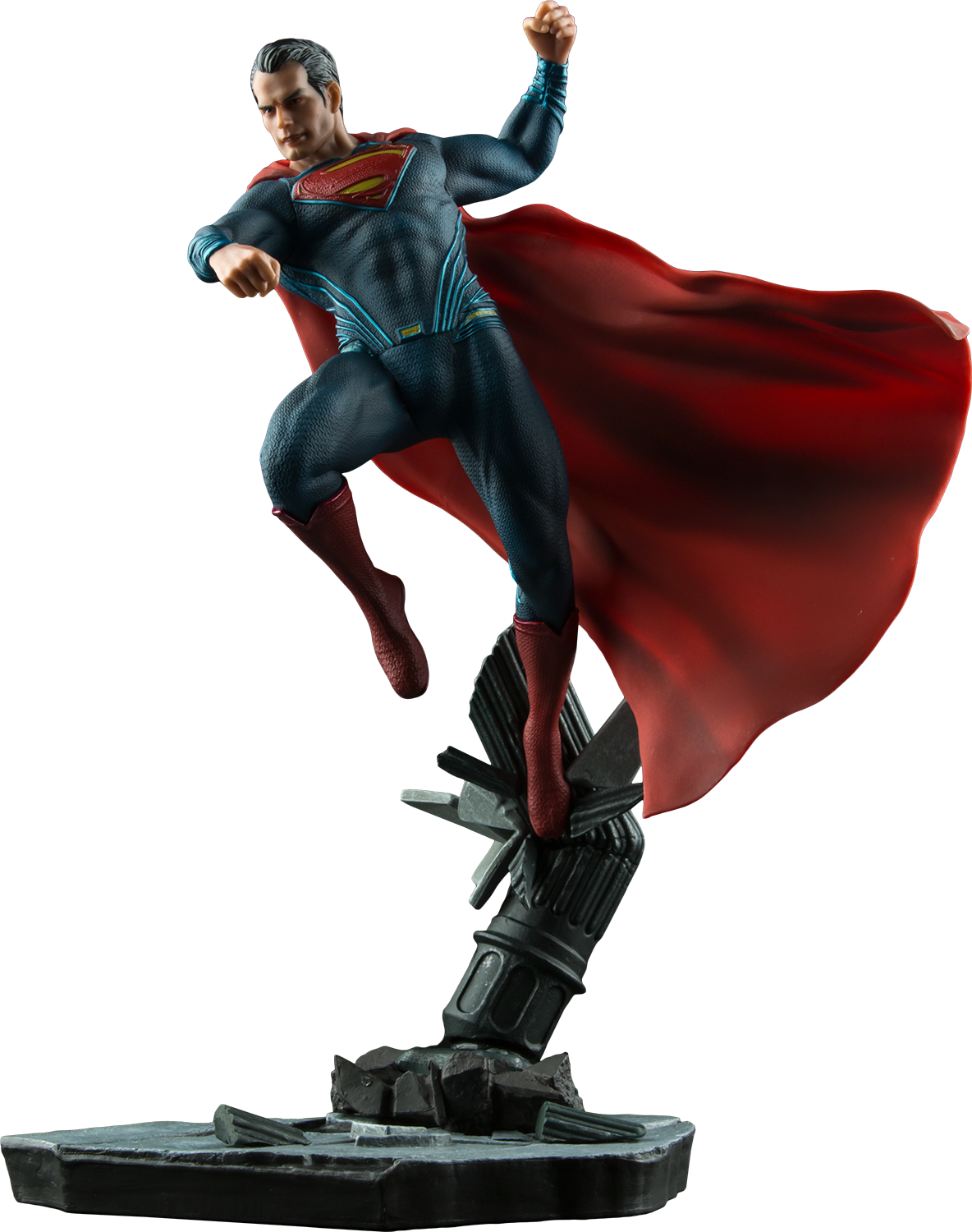 Batman - Matman V Superman Statue (1184x1500), Png Download
