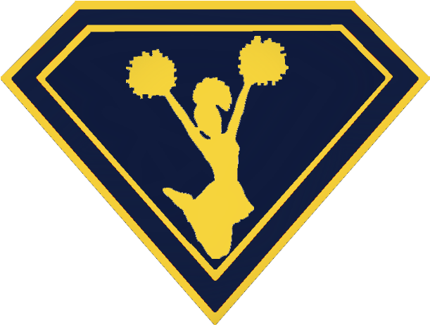 Superman Man Of Steel Logo Png - Cheerleader (slihouette) Iphone 7 Case (854x649), Png Download