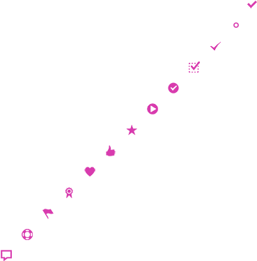 List Styles Pink - Pink Overlay Png (390x390), Png Download