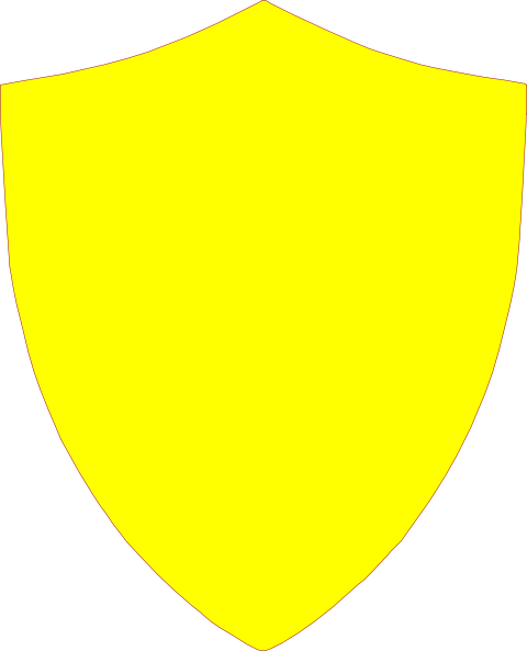 Yellow Shield Clip Art - Yellow Shield Hd (480x593), Png Download