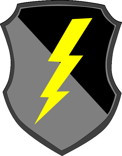 Shield With Lightning Bolt (468x597), Png Download
