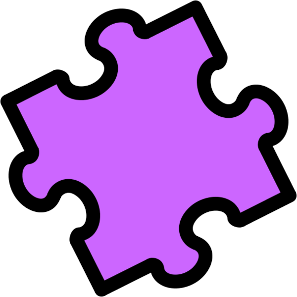 Puzzle Piece Gallery For 3 Jigsaw Clip Art Image - Puzzle Pieces Clip Art (600x600), Png Download