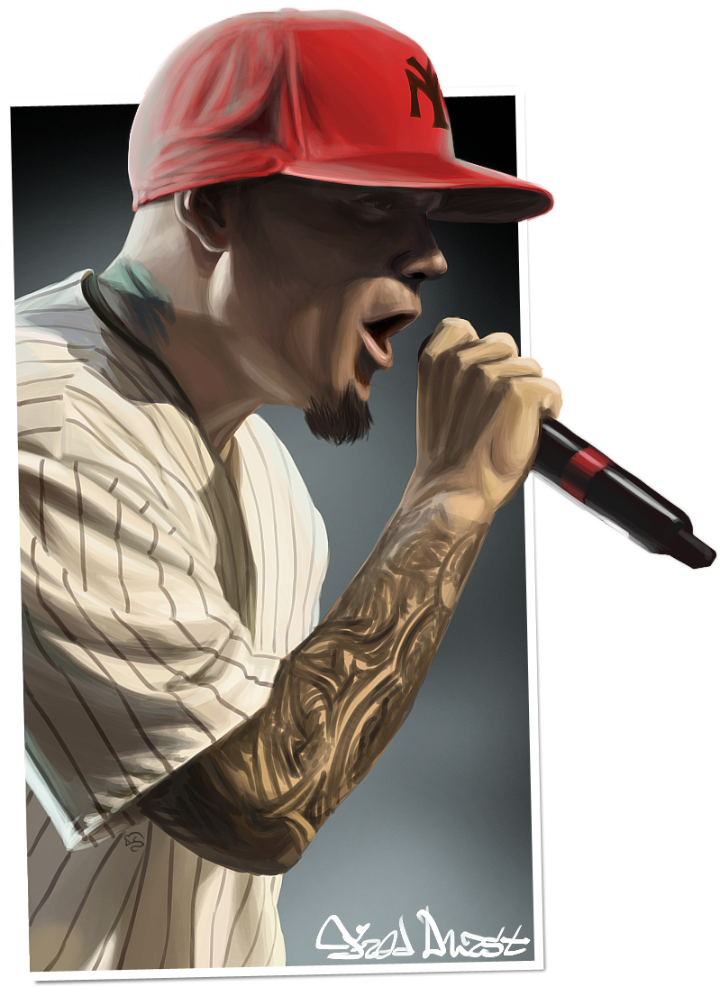 Limp Bizkit Drawn (828x1143), Png Download