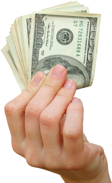 Money-rain - 100 Dollar Bill (500x619), Png Download