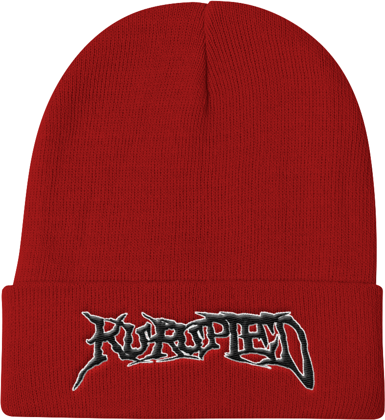 Image Of Red Kurupted Beanie - Beanie (1000x1000), Png Download