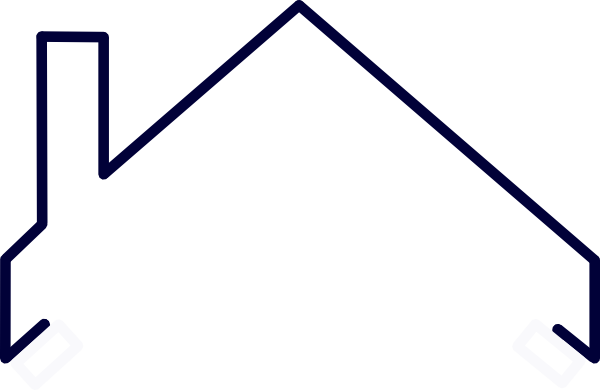Roof - Roof Outline (600x390), Png Download