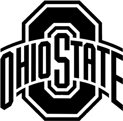 Ryan Dombrowski - Ohio State Logo Black And White (500x492), Png Download
