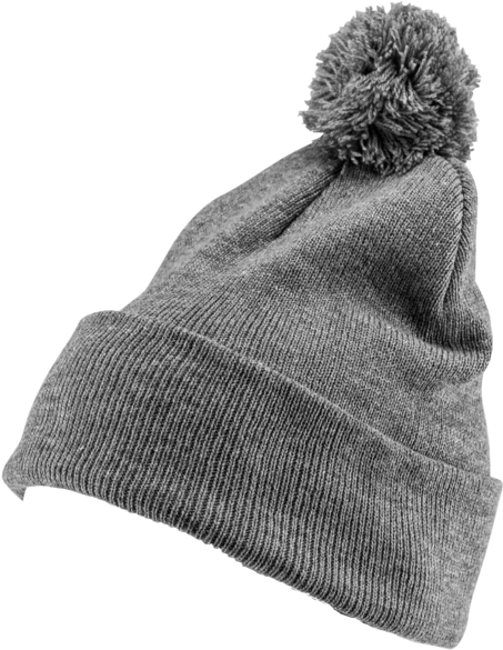 Pom Pom Knit Beanie - Beanie (480x600), Png Download