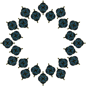 Islamic Decorations, Golgen Border, Golgen, Border - National Pediatric Cancer Foundation (360x360), Png Download