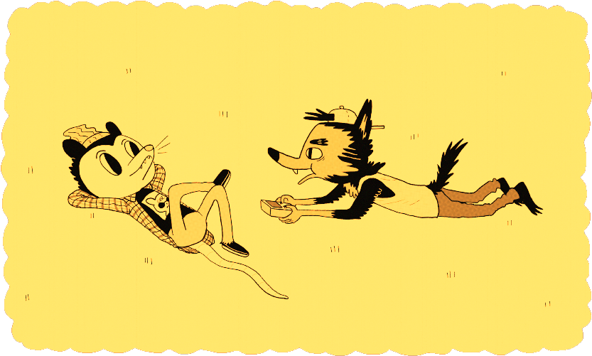 I Drew My First Original Characters Ever, Created In - Illustration (1000x635), Png Download