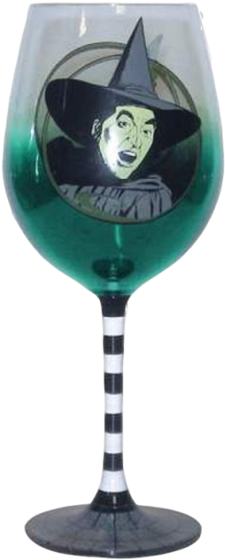 Wizard Of Oz Wine Glass (650x650), Png Download