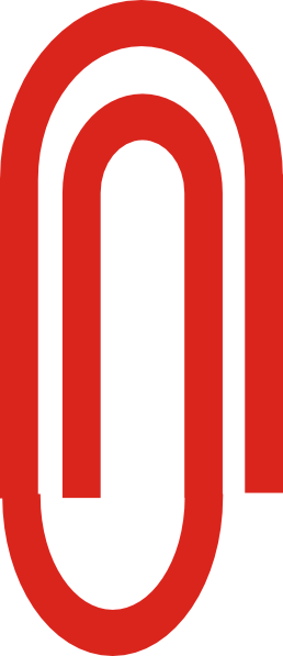 Paper Clip Clipart Png (258x597), Png Download