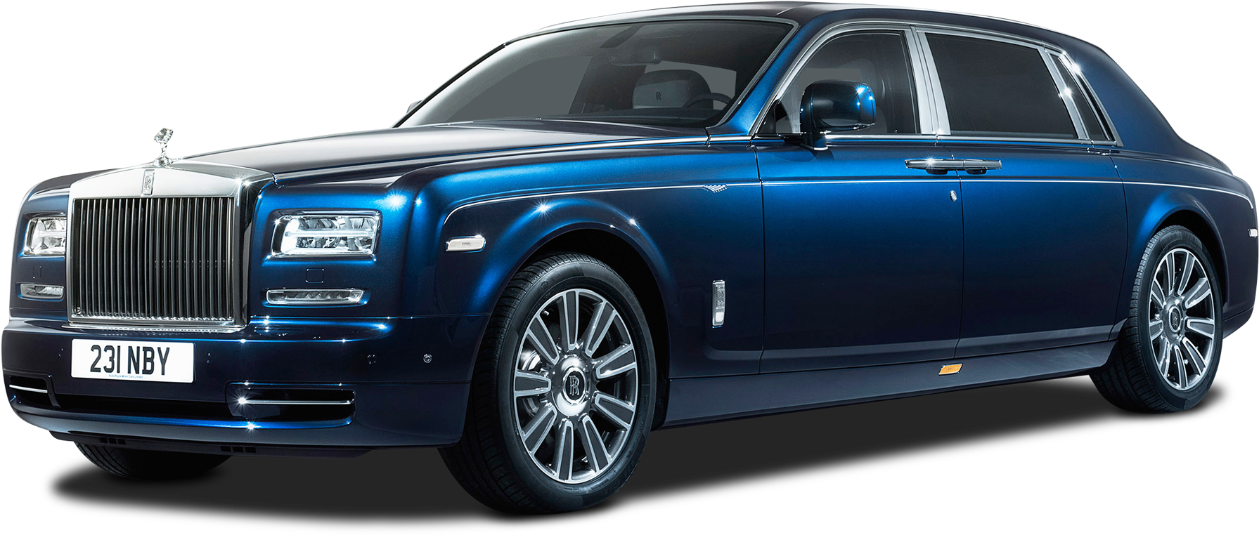 Rolls Royce Phantom Limelight Car Png Image - Rolls Royce Phantom Armored (1900x860), Png Download