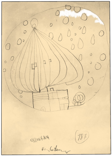 787 Onion Rain - Sketch (456x600), Png Download