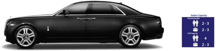 Chauffeur Rolls Royce Ghost Png - Rolls-royce Ghost (1024x278), Png Download