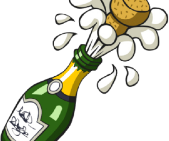 Champagne Bottle Clipart Png (640x480), Png Download