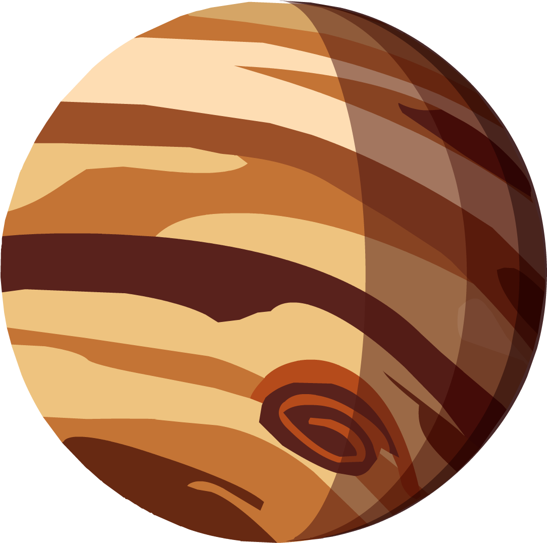 Beta Team Solar System Jupiter - Jupiter Cartoon Transparent (1150x1150), Png Download