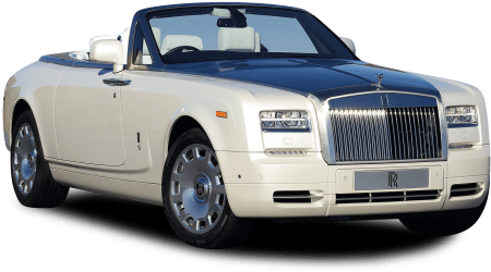 2017 Rolls-royce Phantom - Rolls Royce Phantom Drophead Coupe White (464x363), Png Download