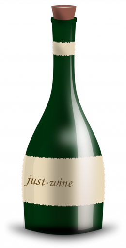 About 3600 Free Commercial & Noncommercial Clipart - Botella De Champagne Vector Png (260x508), Png Download
