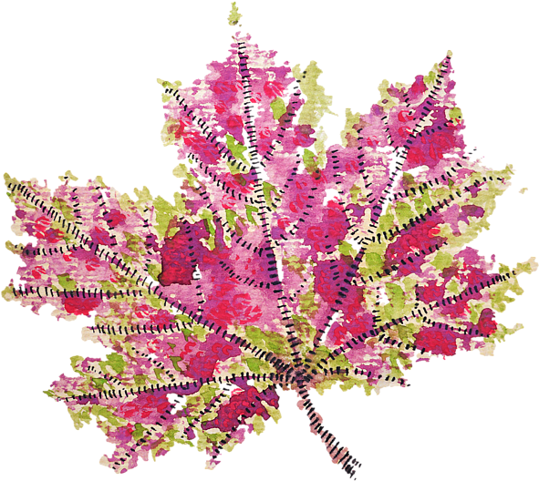 Click And Drag To Re-position The Image, If Desired - Abstraktes Buntes Watercolor-herbst-blatt Runder Aufkleber (600x529), Png Download