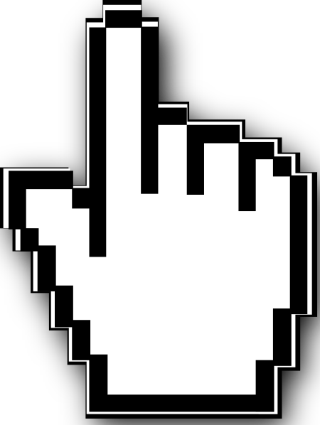 Small - Mouse Cursor (450x598), Png Download