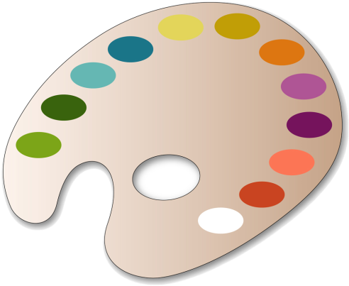 Image Freeuse Stock Photofiltre Download Techspot Painters - Paint Palette (500x419), Png Download